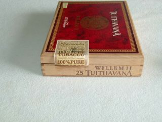 Vintage Willem II Wood Cigar Box 3