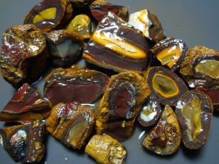 Lapidary: 1460 Carat Parcel Of Natural Yowah Nuts.  Boulder Opal Rough Specimens