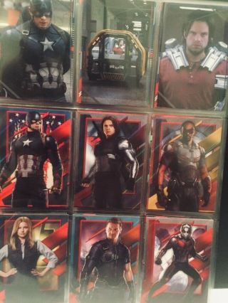 2017 Captain America Civil War Cards Panini Álbum