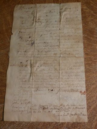 1769 Colonial Hampshire Document - Signatures