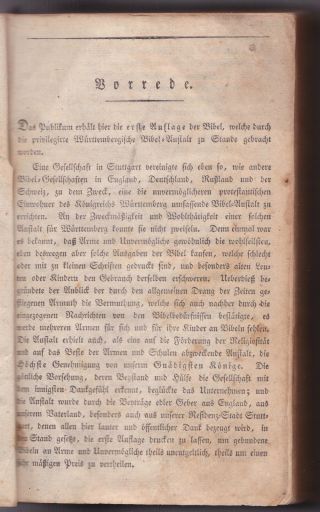 1822 MARTIN LUTHERS GERMAN FAMILY BIBLE FAMILY NAMES OSBORN - HENTZEL - MYER ??? 7