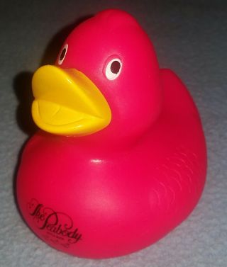 Dark Pink Peabody Hotel Rubber Duck - Little Rock,  Arkansas - Cute,  Collector