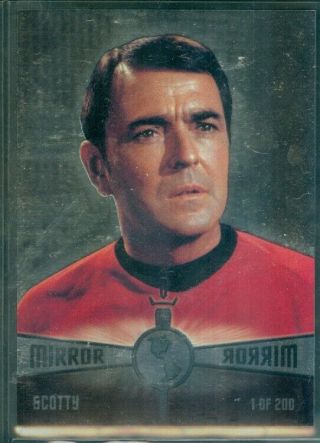Star Trek Series Season 2 (m4) Mirror Mirror Scotty Insert Card