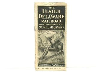 Ulster & Delaware U&d York Central Nyc Public Timetable June 12,  1904