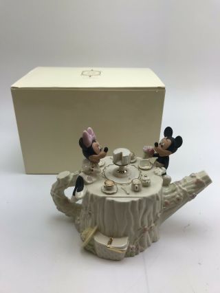 Lenox Disney Mickey & Minnie Teapot