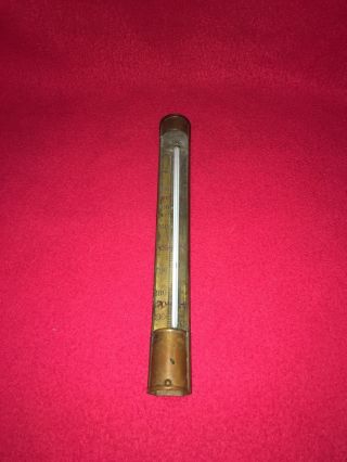 Antique Copper Candy Thermometer Mammut A Cusmer Inc.  York