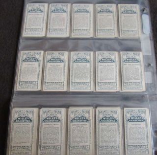 1912 W.  D.  H.  O WILLS A SERIES OF ROSES SET OF 50 TOBACCO CARDS 1ST SERIES VL1412 2