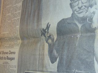 AUG.  30,  1966 OAKLAND CA NEWSPAPER: BEATLES CONCERT AT CANDLESTICK PARK 5