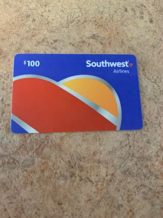 Southwest Giftcard $100.  00