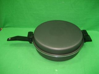 Vintage Miracle Maid West Bend Anodized Aluminum Skillet Pan Model A674