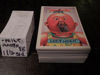 1987 87 Garbage Pail Kids Gpk Usa Series 11 Complete Set 88 Cards -