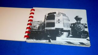 1968 Santa Fe Railway Christmas Photo Booklet Fm B.  R.  A.  S.  C.  Union - 30 Pages