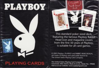 Bicycle Playboy 50th Year Anniversary Playing Cards Deck Ohio Made