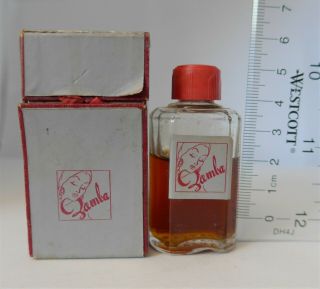 Vintage Mini Very Deco Zamba 5 Cm H W/ Perfume And Box
