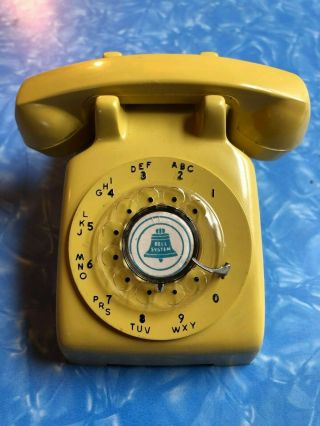 Last One Yellow Vintage Salesman Sample Strange Beige Bell System 60 