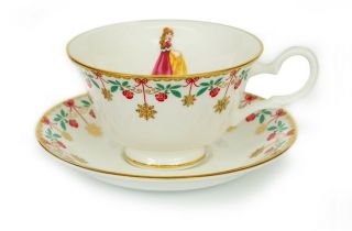 The English Ladies Co.  Disney Teacup And Saucer Set : Winter Belle