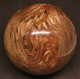 99mm 2lb 13.  6oz Goldstone Crystal Sphere Ball