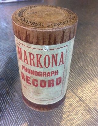 Markona Cylinder Phonograph Record Box Only (edison / Gramophone))
