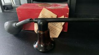 Vintage Devilbiss Amber Glass Atomizer 251 Spray Bottle W/original Box/papers