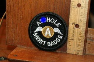 Novelty Embroidered Patch Sew On A hole Merit Badge 2