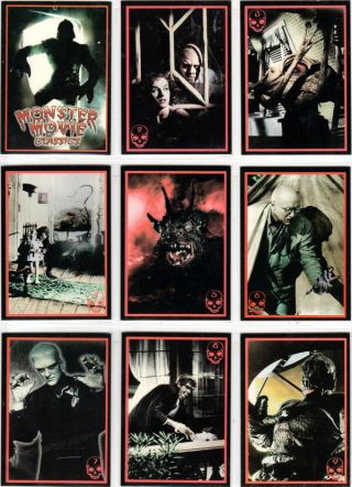 1997 Classic Movie Monsters Series 1 & 2 Trading Card Set