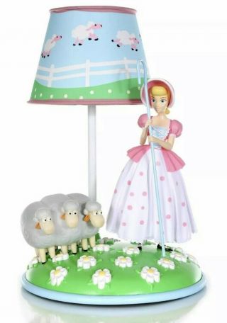 Disney Pixar Toy Story 4 Bo Peep & Sheep Table Lamp Collectible Figure Doll