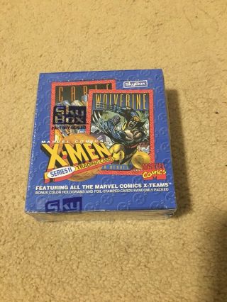 1993 Marvel X - Men Series Ii 2 Trading Cards Factory Box,  36 Packs Skybox
