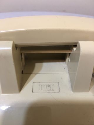 Vintage GTE Push Button Touch Tone Desk Phone Beige /Tan 5