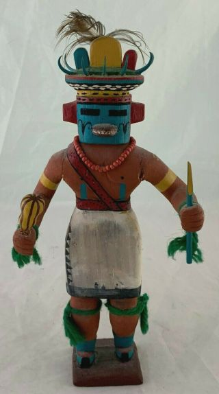 Hopi Wooden Kachina Doll Figurine Devil 