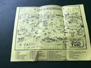Vintage Brochure from Land of Make Believe Upper Jay,  NY 2