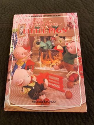 The Three Little Pigs A Puppet Story Book Grosset & Dunlap