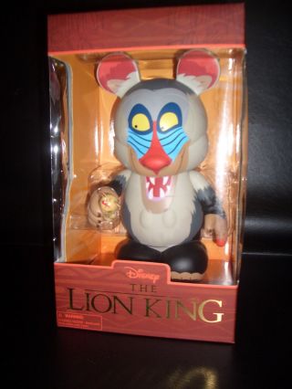 Nib Disney 9 " Vinylmation Le 700 Lion King Rafiki And 1.  5 " Baby Simba
