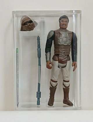 Star Wars Vintage Lando Calrissian Skiff Guard Disguise Loose Afa 80