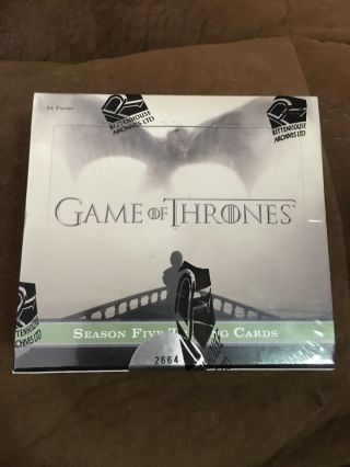 Game Of Thrones Season 5 Trading Cards Box