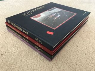 Vintage 1970s Automobile Quarterly Complete set of 4 books Volume 24 2