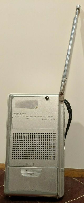 Sony FM AM Portable Pocket Silver Radio ICF S10MK2 2