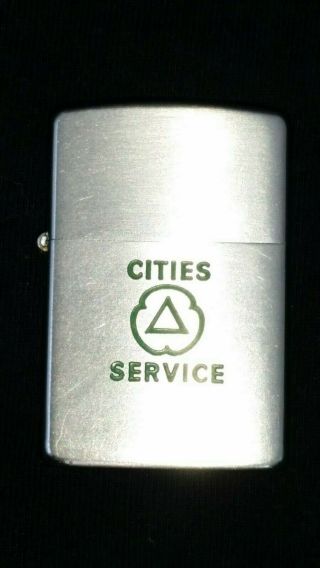 Vintage Zippo Lighter _ Cities Service Oil & Gas Advertising - Citgo