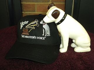 Nipper Rca Victor " His Masters Voice " Quality Embroidered Hat Tube Radio