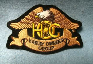 Sew Iron On Patch Harley Davidson Hog Harley Owners Group