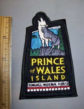 Prince Of Wales Island Alaska Embroidered Patch