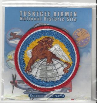 Tuskegee Airmen National Historic Site Souvenir Patch - 100th Fighter Squadron
