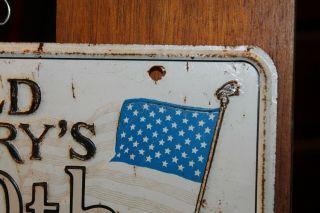Old Glory ' s 200th License Plate 1776 - 1976 Stars ' n ' Stripes Bicentennial Faded 5