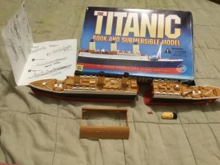 Titanic Submersible Model W/box,  No Book,  (1999) Iceberg,  Disaster,  1912