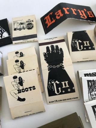 Vintage Gay Bar Matchbooks - Leather Hollywood Lgbtq