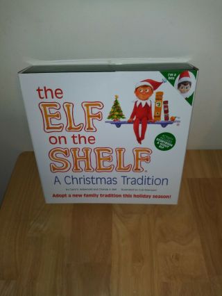 Elf On The Shelf A Christmas Tradition Set W/boy & Girl Elf Figures