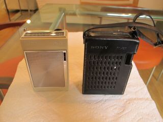 Vintage 1967 Sony Japan Fm/am 9 Transistor Radio Model 3f - 61w W/case