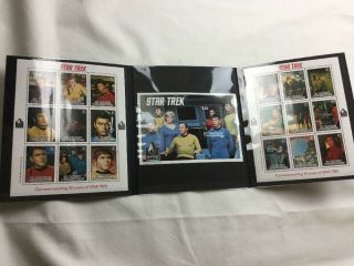 Star Trek The Series Commememorating 30 Years Of Star Trek Stamps
