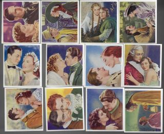 1939 Godfrey Phillips Famous Love Scenes Oversize Cards