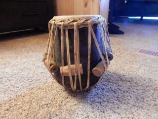 Vintage Hand Made African Drum