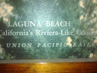 Framed Print Union Pacific Railroad La Riviera Laguna Beach 2